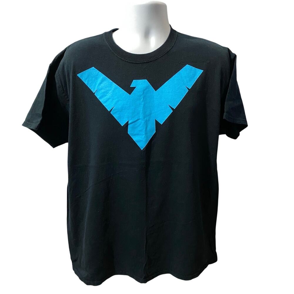 DC Comics Nightwing Black Shirt Mens Size XL Batman Universe